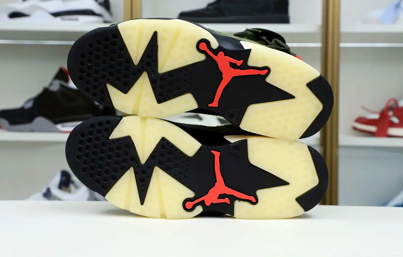 SCOTT TRAVIS AIR X JORDAN RETRO 'OLIVE' 6 0606